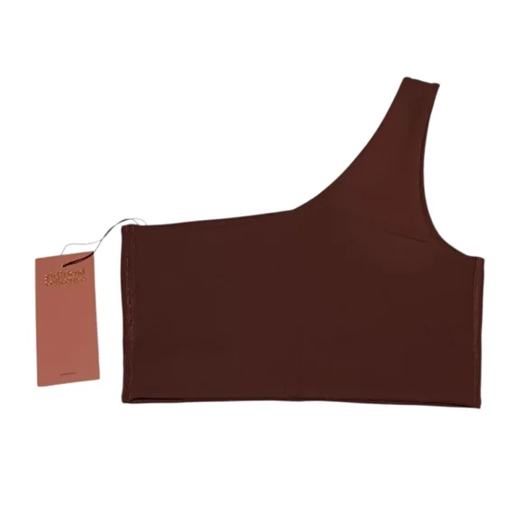 Girlfriend Collective Bianca One Shoulder Bra - Picture 2 of 6